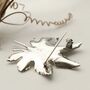 Sterling Silver Maple Brooch, thumbnail 2 of 5
