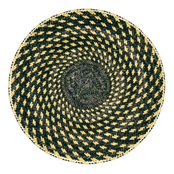 Black And Gold Dotted Spiral Placemats Set Of Four, 2 of 5