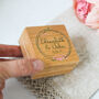 Personalised Wedding Ring Box With Names And Date, thumbnail 7 of 7