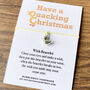 Wish Bracelet With A Duck Charm. Have A Quacking Christmas, thumbnail 2 of 7