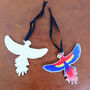 Parrot Wooden Hanging Decoration, thumbnail 5 of 9