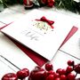 Wonderful Wife Mistletoe Christmas Card, thumbnail 3 of 5