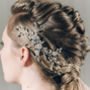 Silver Floral Swarovski Crystal Hair Vine Stella, thumbnail 8 of 12