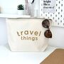 Travel Things Holiday Toiletries Zipped Storage Bag, thumbnail 1 of 4