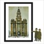 Liver Building Liverpool Lowry Style Framed Art, thumbnail 1 of 2