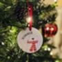 Personalised Ceramic Christmas Keepsake Ornament, thumbnail 1 of 5