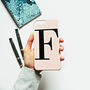 Dusty Pink Personalised Alphabet Phone Case, thumbnail 3 of 9