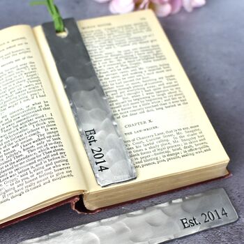 10th Anniversary Metal Bookmark Aluminium, 5 of 12