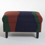 Bespoke Fabric Colour Block Footstool, thumbnail 6 of 12