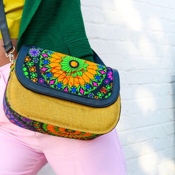 African Print Colourful Crossbody Bag, 2 of 3