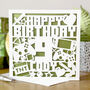 Personalised Name And Age Gaming Birthday Cut Out Card, thumbnail 1 of 2