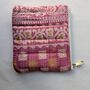 Colourful Quilted Mini Sari Pouches: Assorted Colours And Patterns, thumbnail 6 of 8