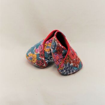 Eco Friendly New Baby Flower Shoes, Baby Gift, 3 of 9