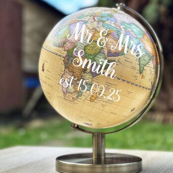 Wedding Guestbook Globe Guest Book Alternative Travel, 9 of 10