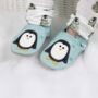Dotty Fish Penguin Soft Leather Baby Shoes With Barefoot Soles, thumbnail 4 of 11