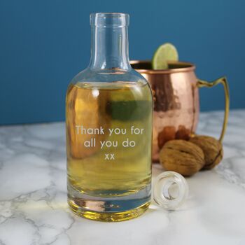 'Fatherhood, It's A Whisky Business' Etched Decanter, 3 of 4