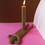 Relaxed Guy Candle Holder And Candle, thumbnail 1 of 4