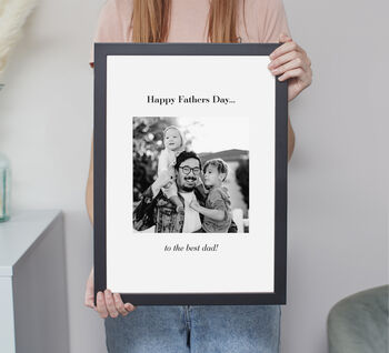 Personalised Use Your Own Baby Photo Family Print, 5 of 7