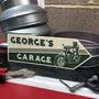 Vintage Style Motorcycle Garage Sign, thumbnail 4 of 5