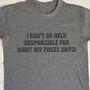Personalised Adults What My Face Says T Shirt, thumbnail 3 of 7