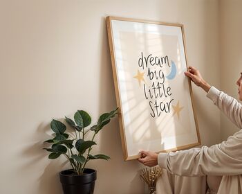 Dream Big Little Star Art Print, 4 of 8