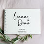 Personalised Modern Wedding Guest Book, thumbnail 1 of 8