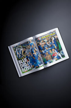 Chelsea In Europe Personalised Football Gift Stamford Bridge Newspaper History Book, 8 of 9