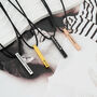 Personalised Rectangle 3D Bar Rope Necklace, thumbnail 2 of 10