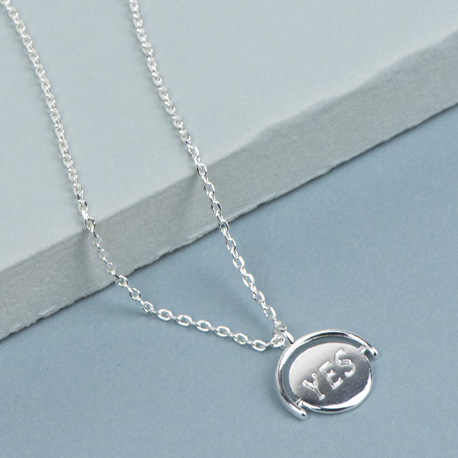 yes or no necklace by simply suzy q