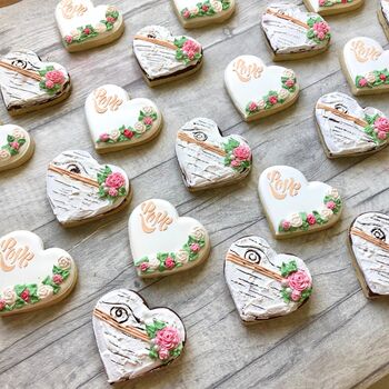 Wedding Favour Love Heart Biscuits, 3 of 3