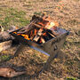 Personalised Slot Together Portable Camping Fire Pit, thumbnail 2 of 12