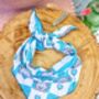Blue Love Bug Bear Dog Bandana, thumbnail 1 of 8