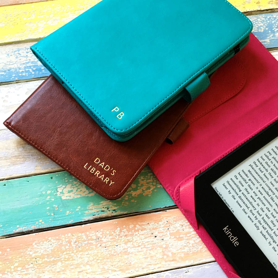 personalised leather kindle case by klevercase