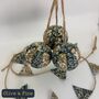 Handmade Fabric Christmas Baubles, thumbnail 1 of 5
