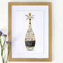 Personalised 50th Birthday Champagne Word Art, thumbnail 9 of 10