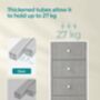 Chest Of Drawers Bedroom Fabric Drawers Storage Unit, thumbnail 5 of 12