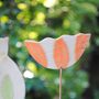 Set Of Three Or Five Personalised Flower Pot Stakes, thumbnail 3 of 9