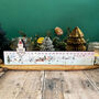 Personalised Advent Slider Christmas Village Scene, thumbnail 4 of 5
