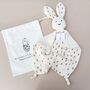 New Baby Gift, Bunny Comforter, thumbnail 1 of 8