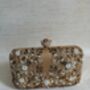 Gold Embroidered Rectangular Clutch Bag, thumbnail 5 of 11