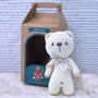 Personalised Hand Knitted First Teddy Bear, thumbnail 10 of 12