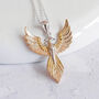 Personalised Gold Plated Sterling Silver Phoenix Necklace, thumbnail 1 of 11