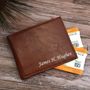 Tanned Brown Personalised Wallet Gift In Box, thumbnail 1 of 3