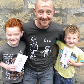 Personalised Dad Tshirt With Child's Drawing, 5 of 9