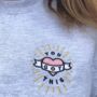 You Got This Embroidered Grey Sweatshirt, thumbnail 1 of 2