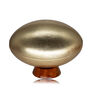 Personalised Full Cowhide Leather Rugby Ball – Gold Foil Edition Personalised With Laser Engraving, thumbnail 3 of 4