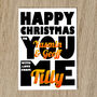 Personalised Names Christmas Card With Message Inside, thumbnail 4 of 8