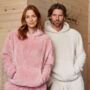 Personalised Unisex Fluffy Fleece Hoodie, thumbnail 1 of 4