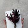 Gothic Dried Flower Bridesmaid/Maid Of Honour Proposal Gift Card, thumbnail 5 of 6