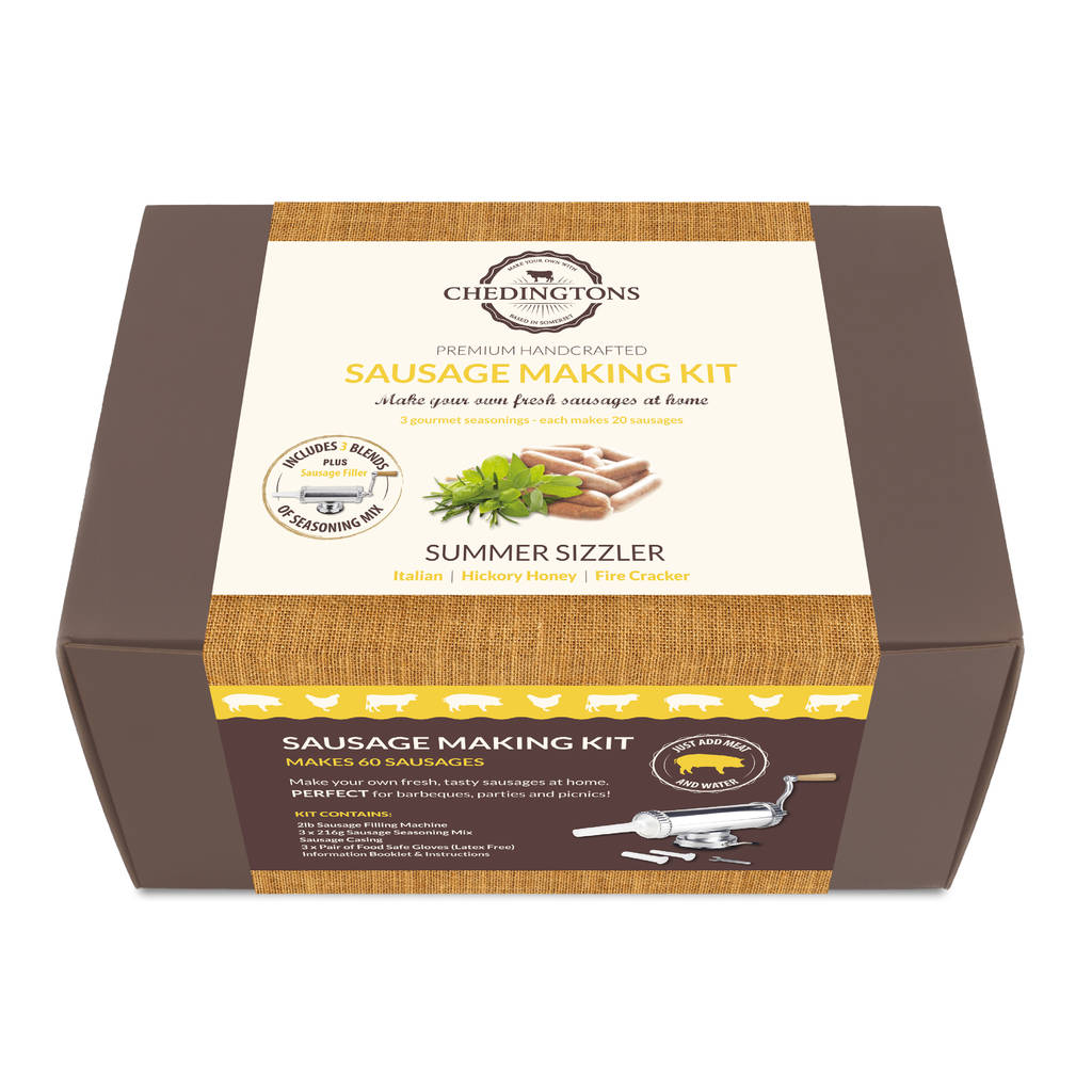 summer sizzler sausage making kit by chedingtons